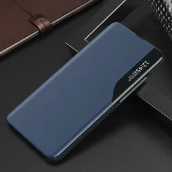 Premium Smart Magnetic Leather Flip Case - Shockproof Book Stand Phone Cover - Xiaomi 15T 5G (Blue 2)