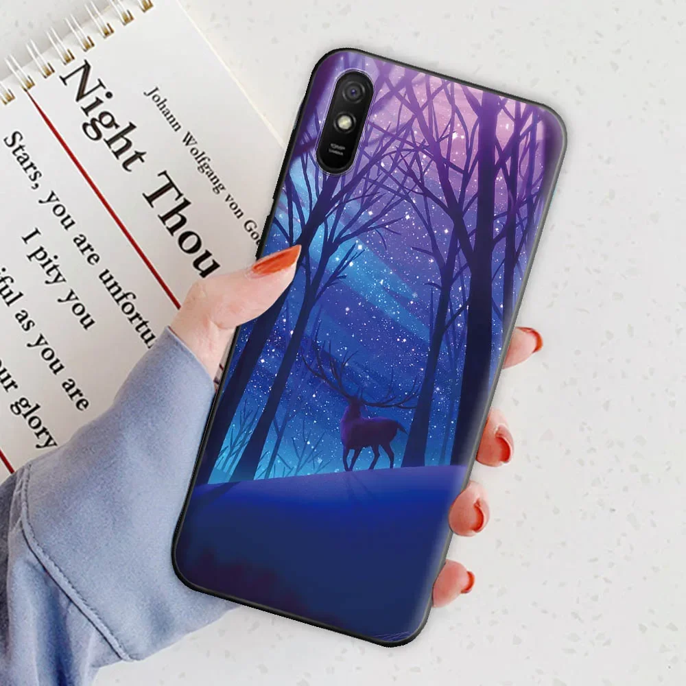 Redmi 9A Case Redmi 9AT Soft TPU Back Cover on Redmi 9A 9AT