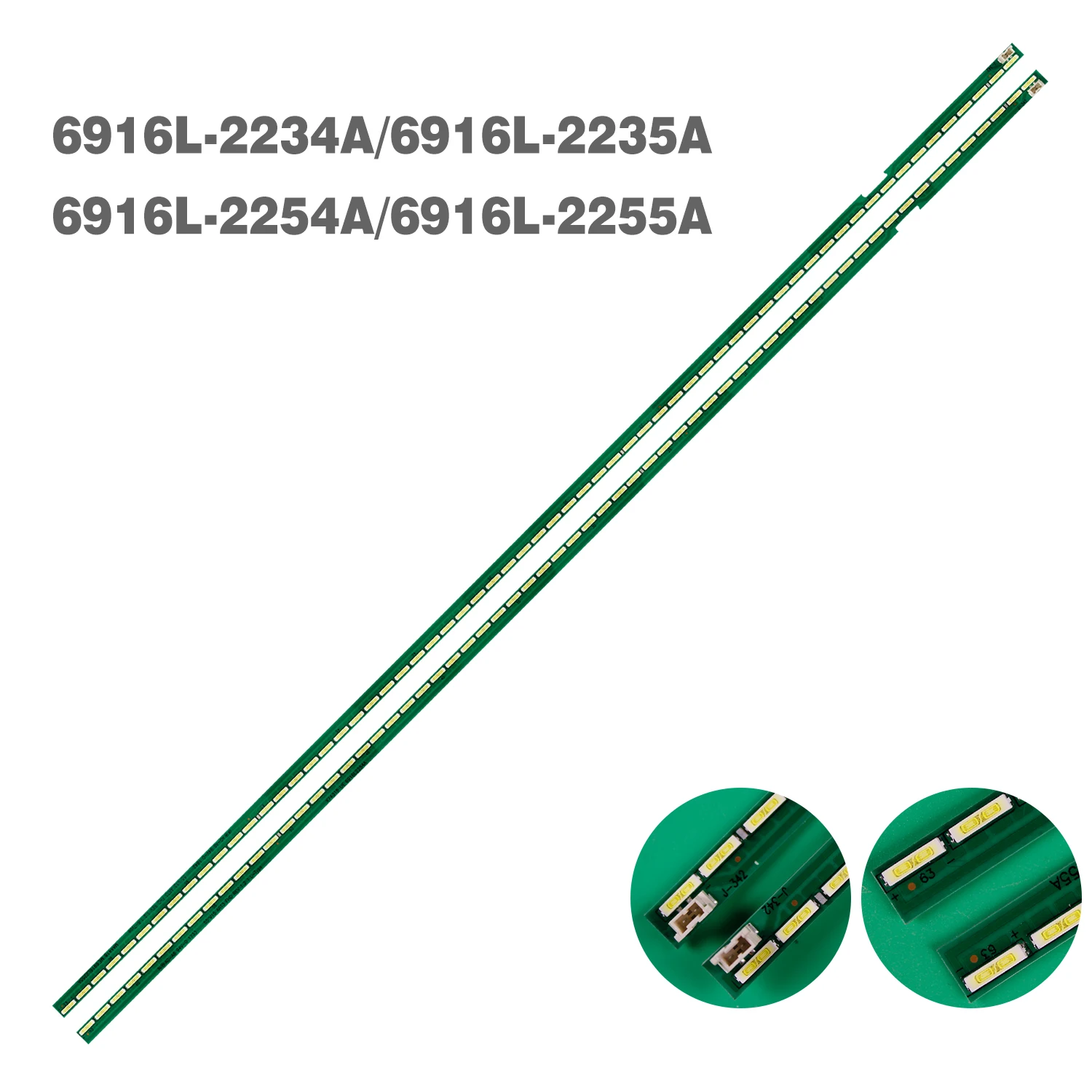 Kit Pcs Fita de Led 63led 607 mm para lg 6922l0149 55lf6309 55lf6300 6916lbai4a 55 55 V15 Art13 Fhd r tipo l Novo - Imagem 6