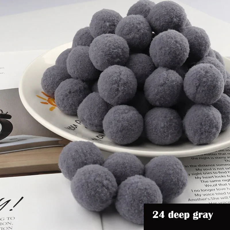 Vibrant Assorted Fluffy Pom Pom Balls for Creative Crafts & Decor