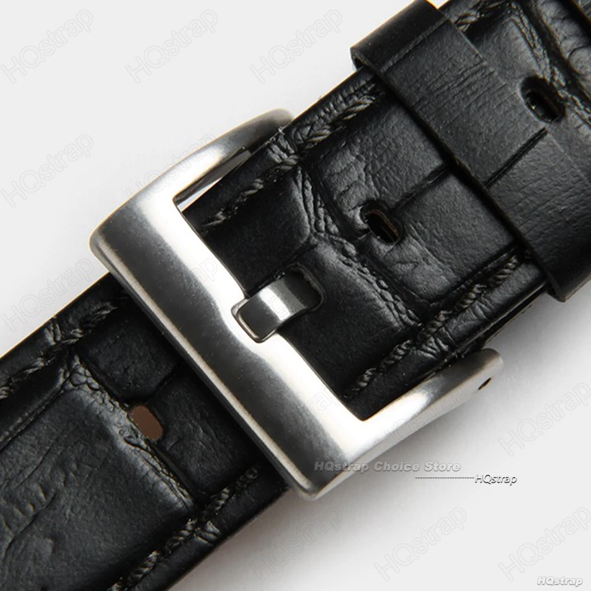 18mm 20mm 22mm Pin Buckle Stainless Steel Button Silver Matte Polished Watches Accessories Watch Strap Clasp Solid Square