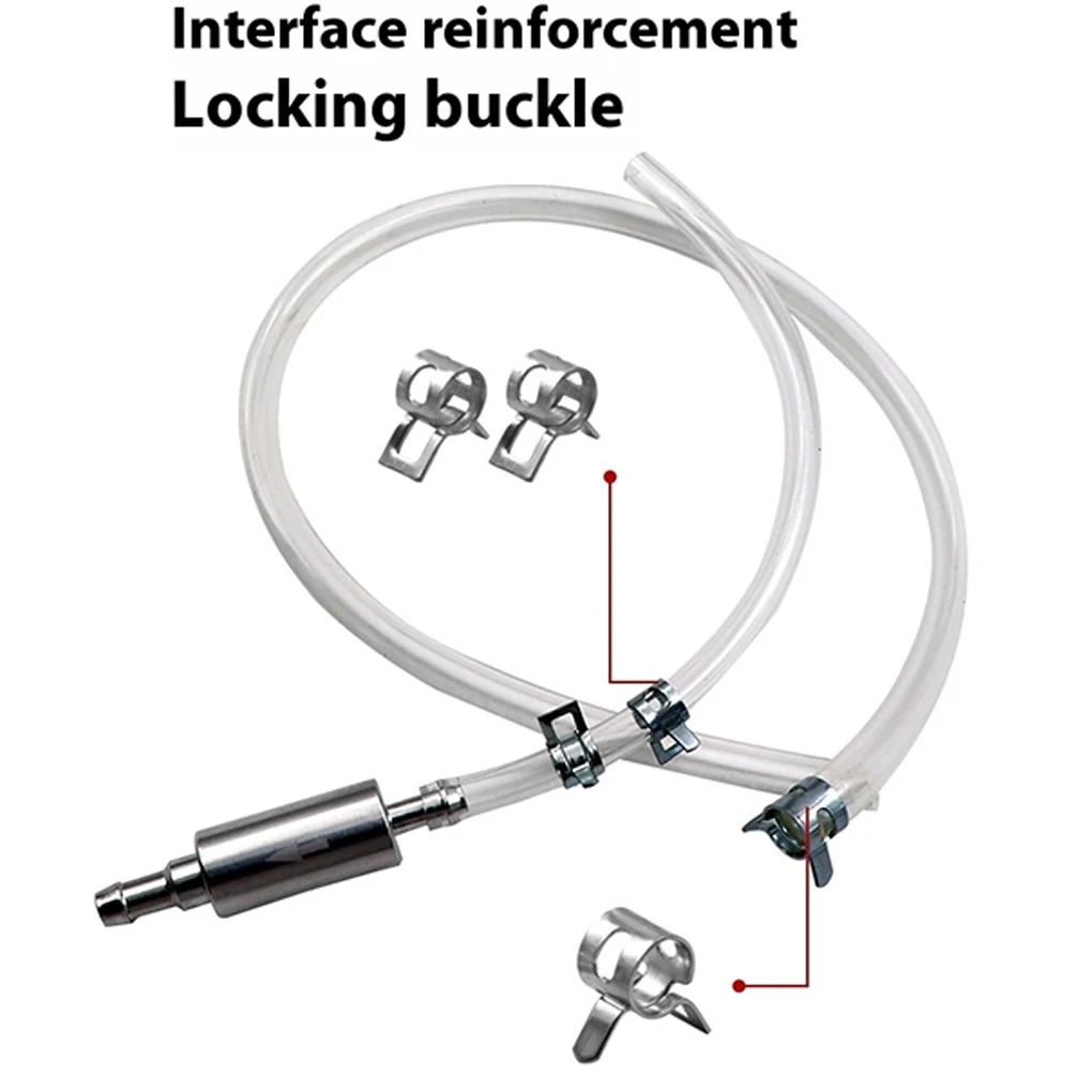 Car Motorcycle Clutch Brake Bleeder Hose Kit Hydraulic Clutch One Way Valve Tube Bleeding Oil Change Pump Tool Car Brake Pipe