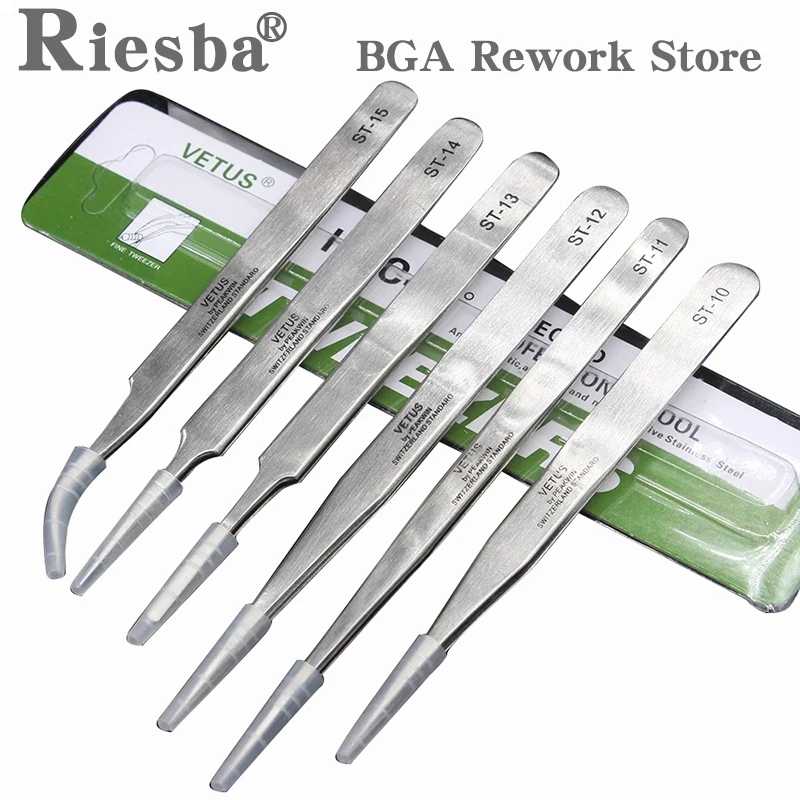 VETUS Stainless Steel Tweezers Set Maintenance Tools Kits 1PCS