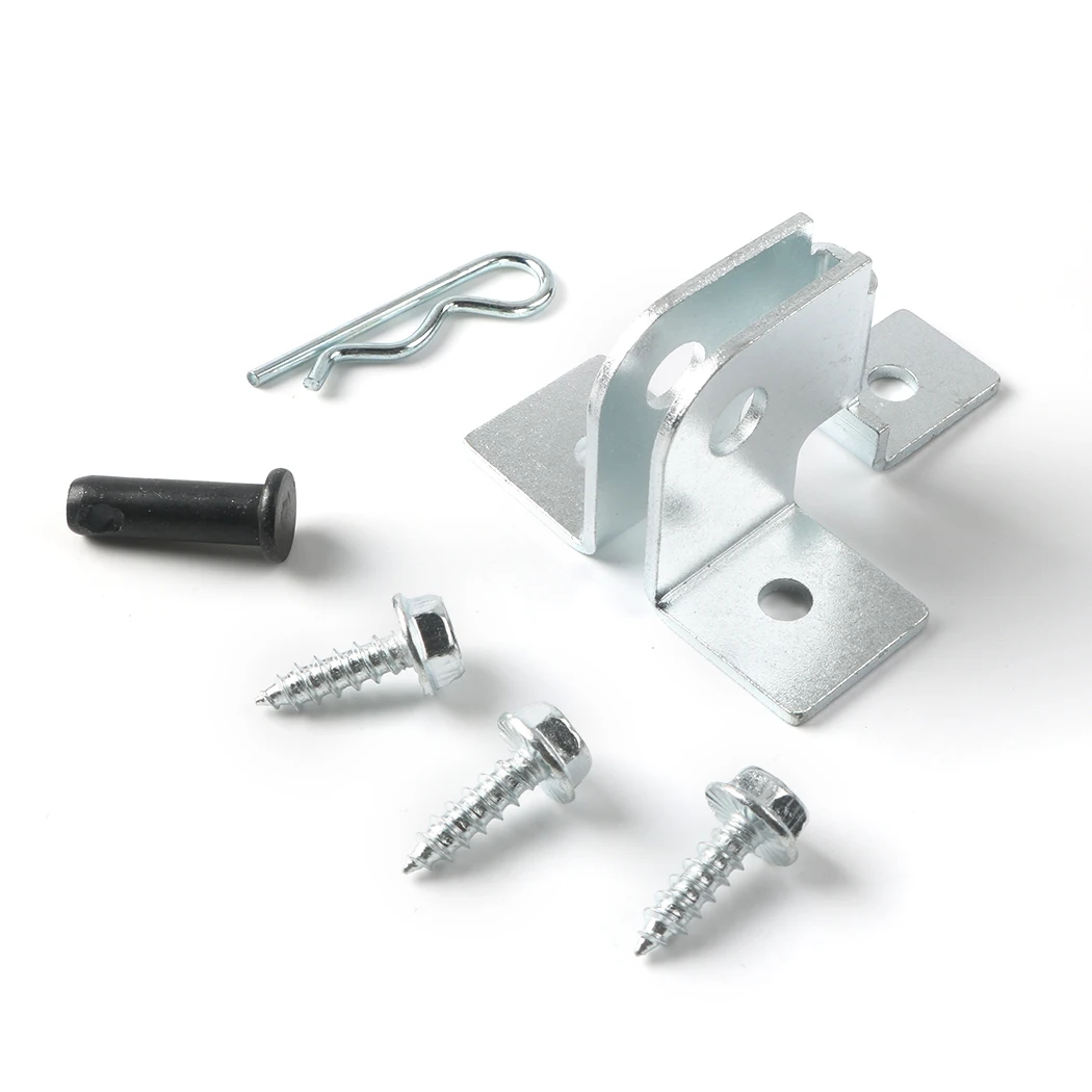 Garage Door Opener Bracket Kit—Door Bracket, Clevis Pin, Hair Pin & Fasteners Included