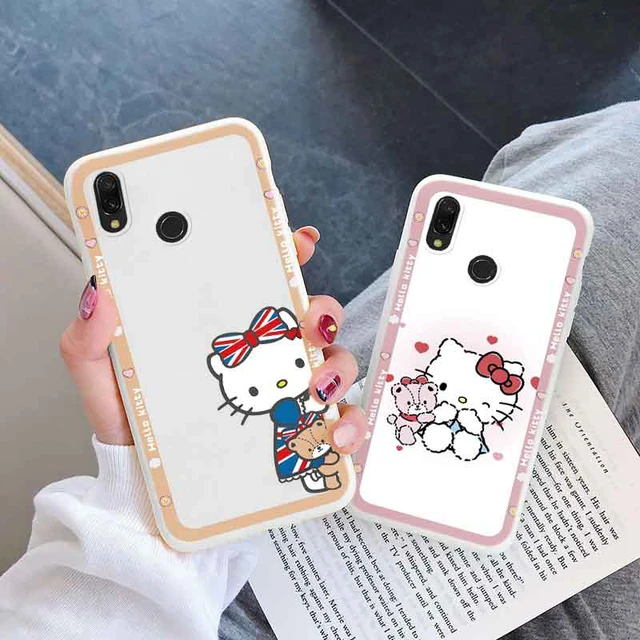 Phone Case for Xiaomi Redmi Note 7 7S Pro Back Cover Girl for redmi note 7  Anti-drop Kuromi Melody Cinnamoroll Silicone Cases