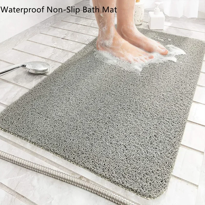 Dricar Loofah Shower Mat Non Slip Shower Mats For Inside Shower Soft  Textured Quick Drying Bath Mat Comfort Bathtub Mats 40*60cm (beige)