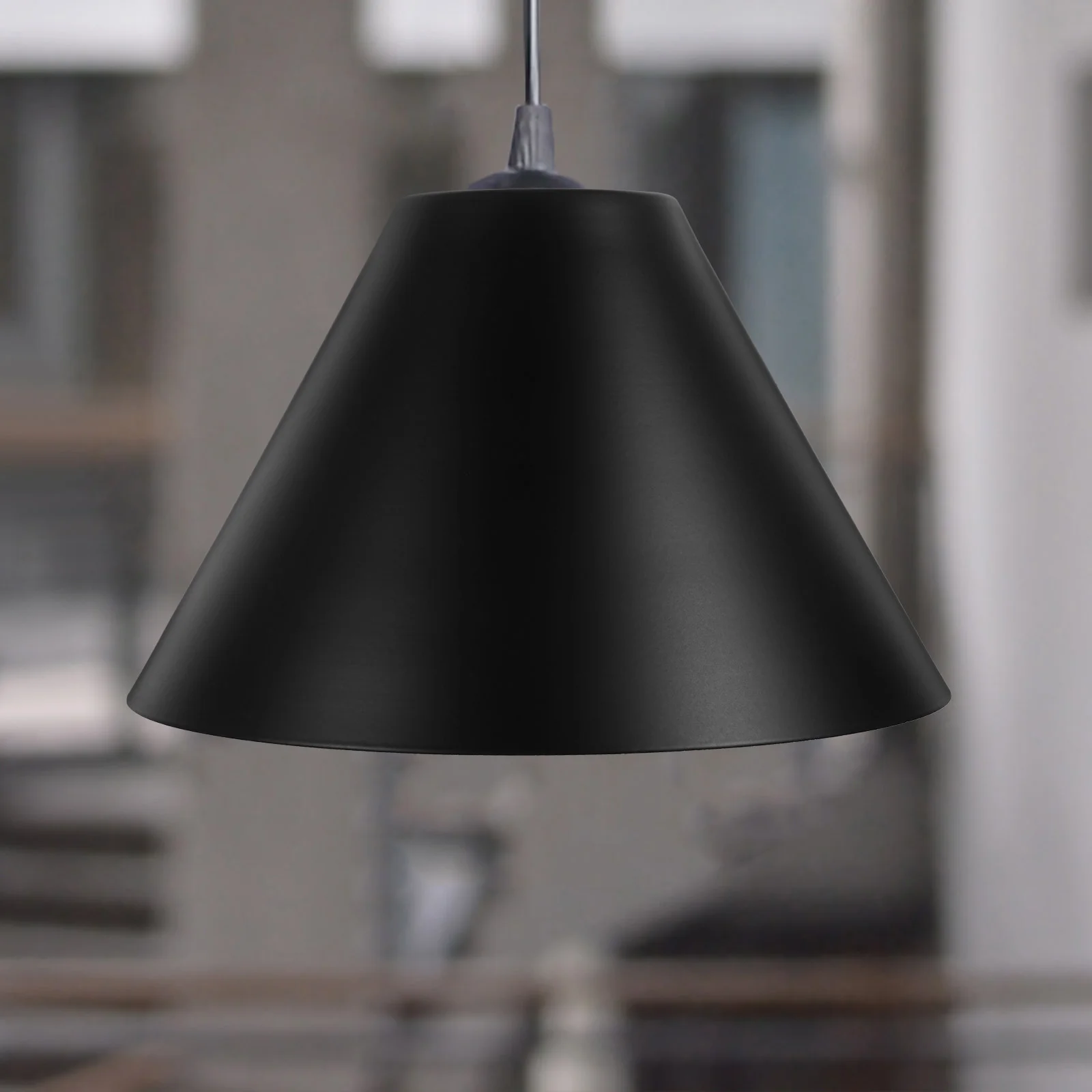 

Iron Lamp Shade Industrial Vintage Metal Bulb Guard Hanging Ceiling Pendant Light Cover Iron Cone Ceiling Holder Chandelier Lamp