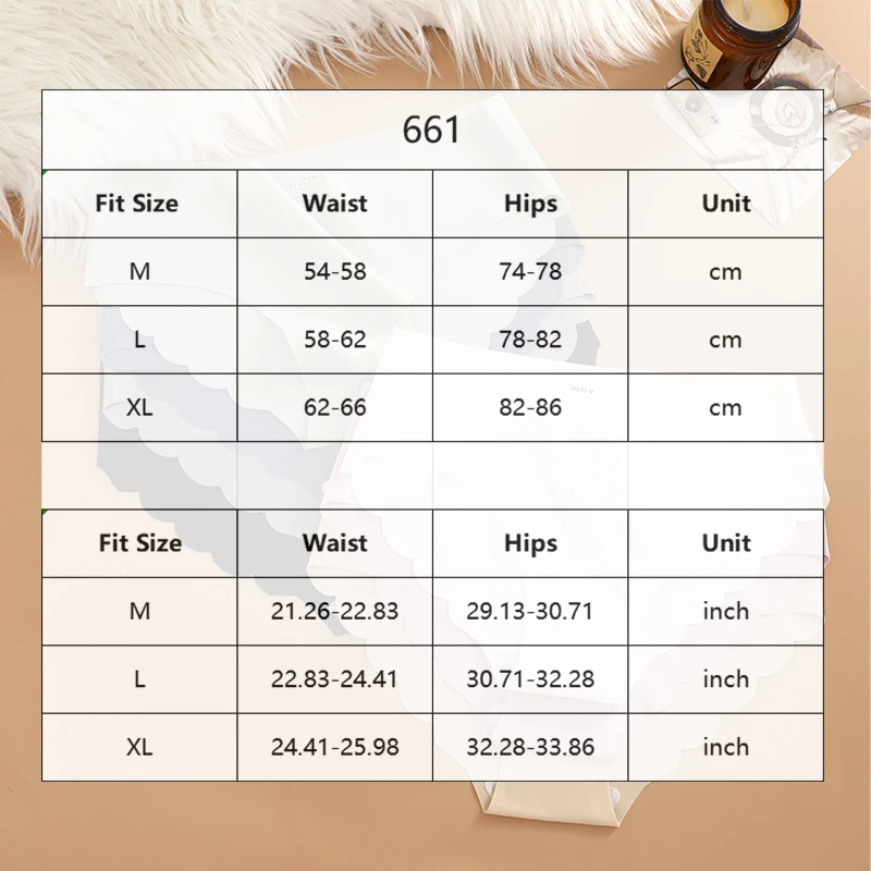 Ice Silk Seamless Panties 4PCS Set Women'...