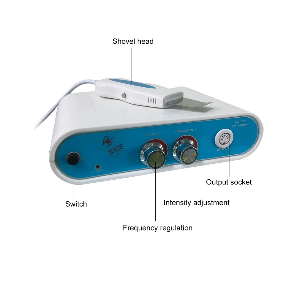 Professional Ultrasonic Skin Scrubber Deep Face Cleansing Removes Grains And Pimples Rejuvenation Peeling Beauty Care Machine
