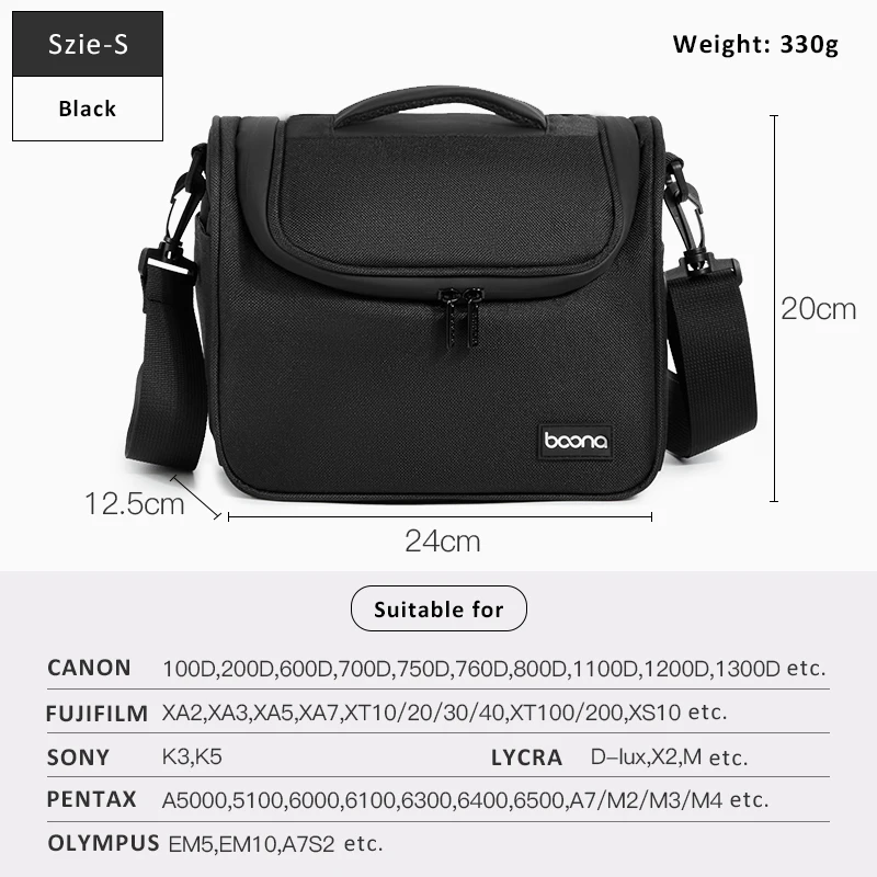 Waterproof DSLR Camera Shoulder Bag for Photography Essentials