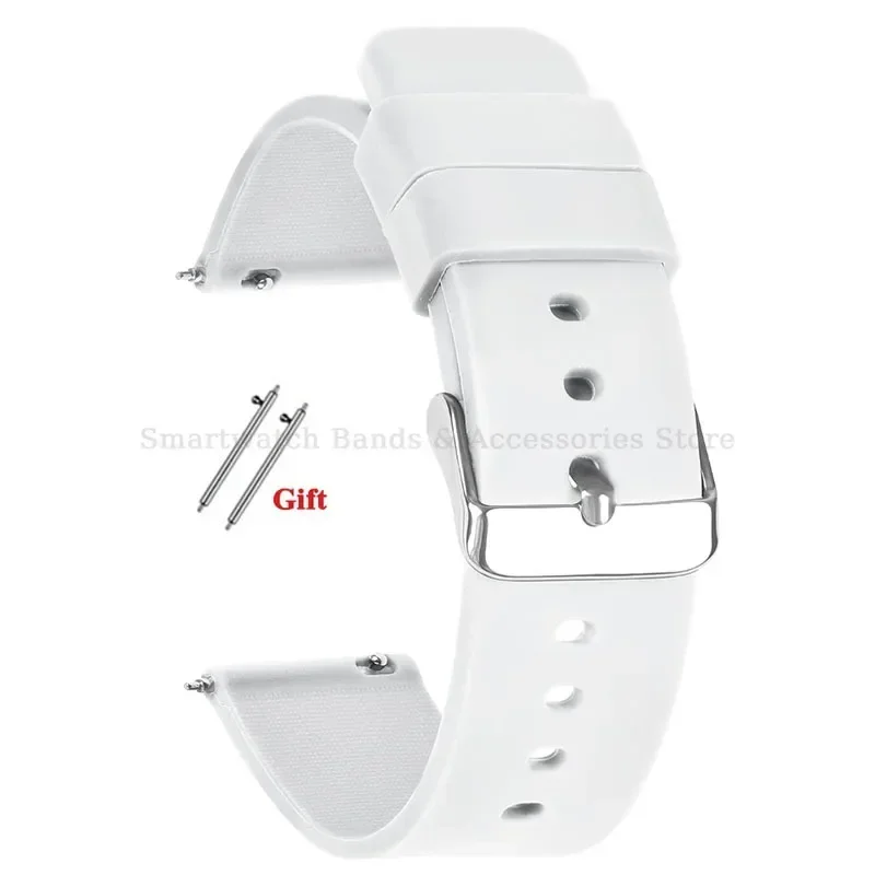 Versatile Silicone Quick Release Watch Strap - Multiple Size Options