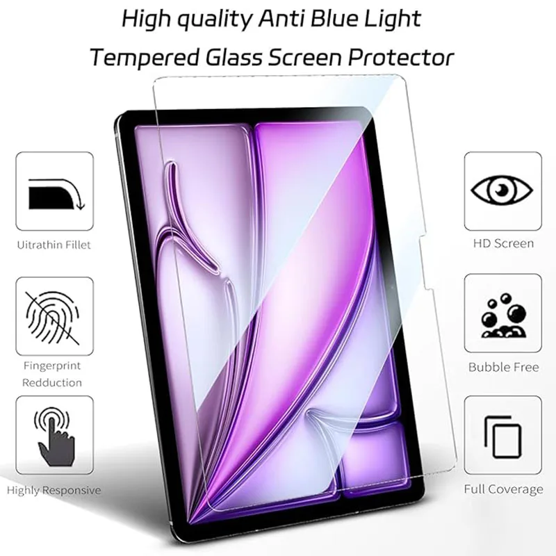 Premium Tempered Glass Screen Protector Set - Pack of 2