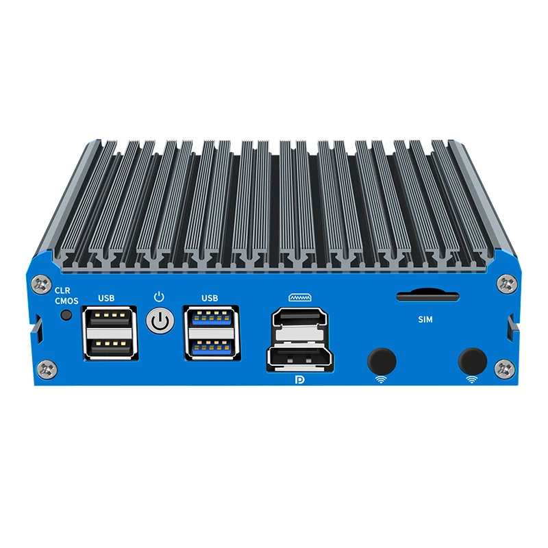 Fanless Network Device Barebones 4x2.5G Ethernet Pentium N6000 Compatible Pfsense OPNsense for Firewall Router G48S-N6000-4L