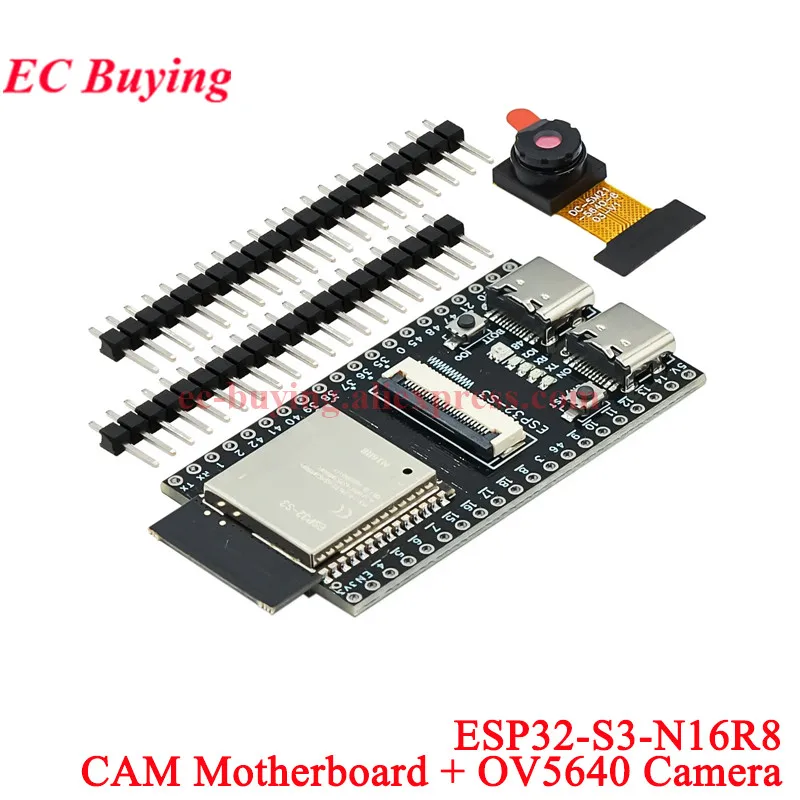 ตัวเลือกสินค้า บอร์ดพัฒนา ESP32-S3 โมดูล Wi-Fi 2.4G และ Bluetooth เสริม Type-C