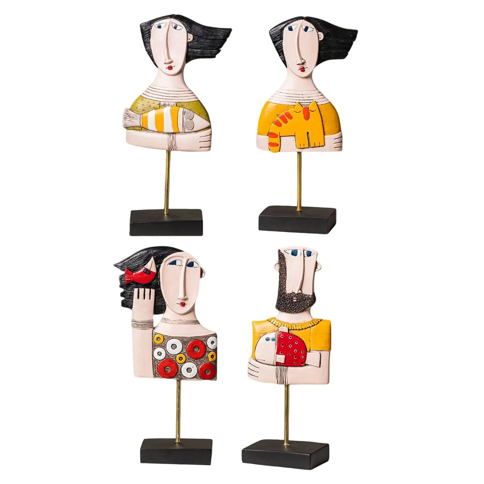 

Абстрактная статуя человека, абстрактная фотография, искусство, декоративная Скандинавская скульптура для книжной полки, украшение для офиса, дома, спальни