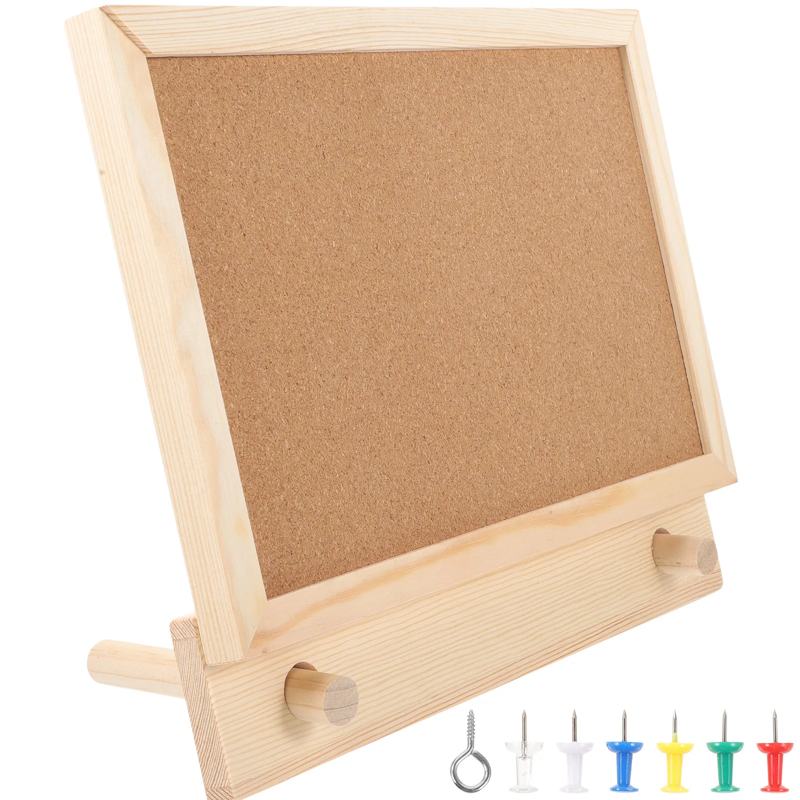 1세트 소형 데스크탑 게시판 사무실 프레임 재사용 가능한 메시지 디스플레이 보드 가정용 작업 학습용 벽걸이 핀보드