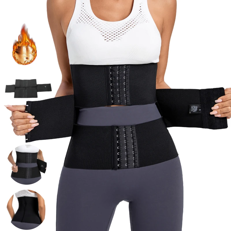 Waist Trainer Belly Belt Modeling Strap Compression Fat Burning Sweat