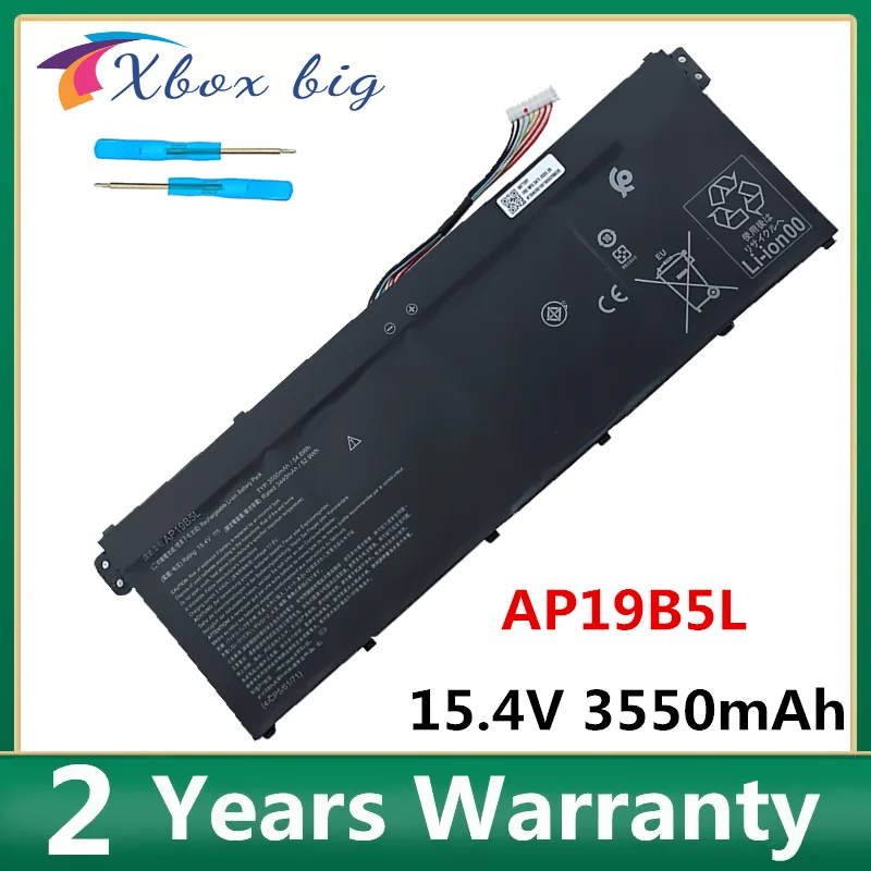 

AP19B5L Laptop Battery For Acer Aspire 5 A515-43 Aspire Sf314-42 SP314-21N-R5FR 15.4V 3550mAh 54.6Wh