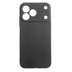 Luxury Matte Silicone Phone Case with Camera Protection - Premium Back Cover for Blade V80 Pro (Black)