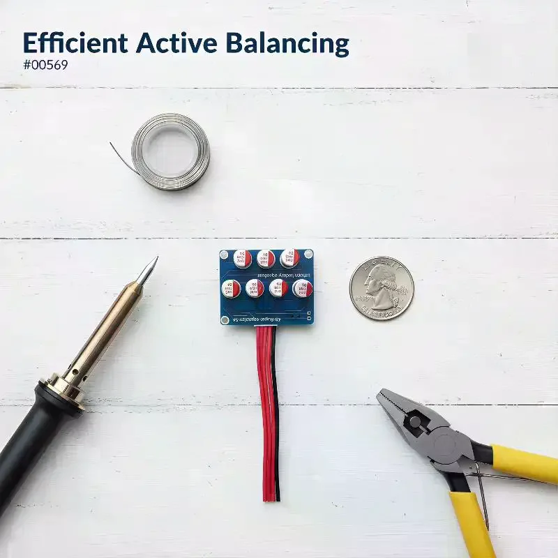 Set di Bilanciatori Attivi a Capacità 4S 6A per Batterie al Litio Li-ion a 4 Celle con Protezione BMS - Image 4