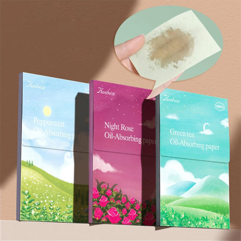 

100PCS Face Oil-absorbing Paper for Makeup Removing Oil-control Shrinking Pores Paper Oil-absorbing Face Blotting Paper Care