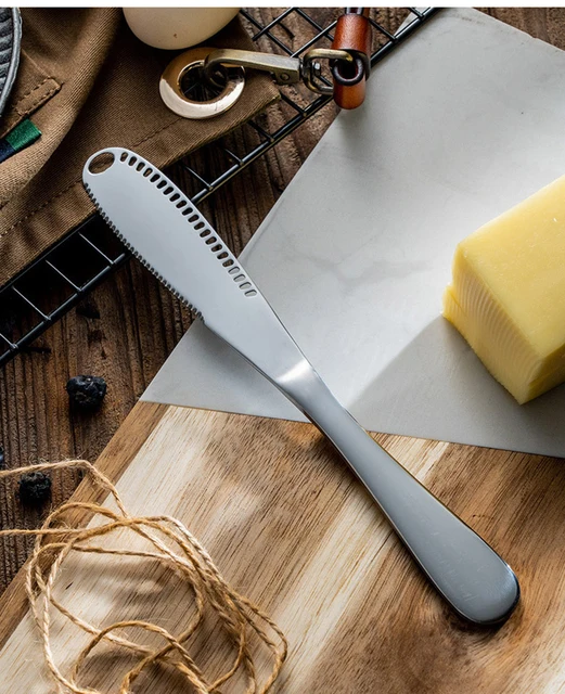 Stainless Steel Butter Knife Spreader Silver Better Butter Spreader Knife  for Cutting & Spreading Butter Cheese M-261 - AliExpress