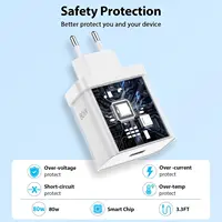 For OnePlus 80W SuperVOOC EU Fast Wall Charger For OnePlus 10 Pro 11 12 13 15 Nord 4 5 CE 2 3 Lite OPPO Realme Type C USB Cable 3