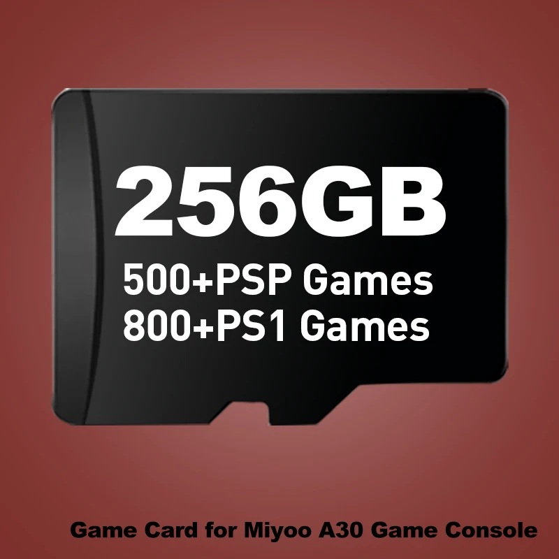 Miyoo A30 Game SD Card Built-in 16000+ Classic Games 50+