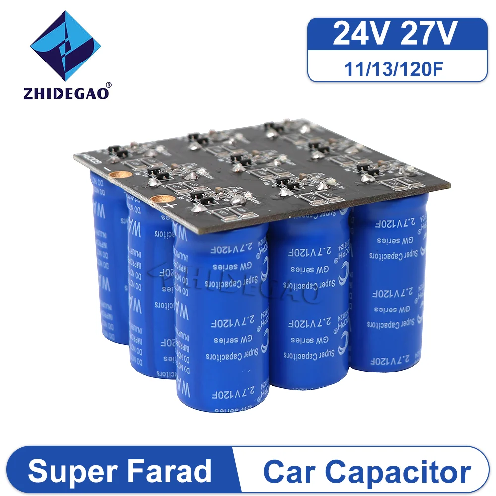 GDCPH Supercapacitor Module 24V13F 20V 24V 2.7V120F Farad Capacitor Module Auto Power Backup