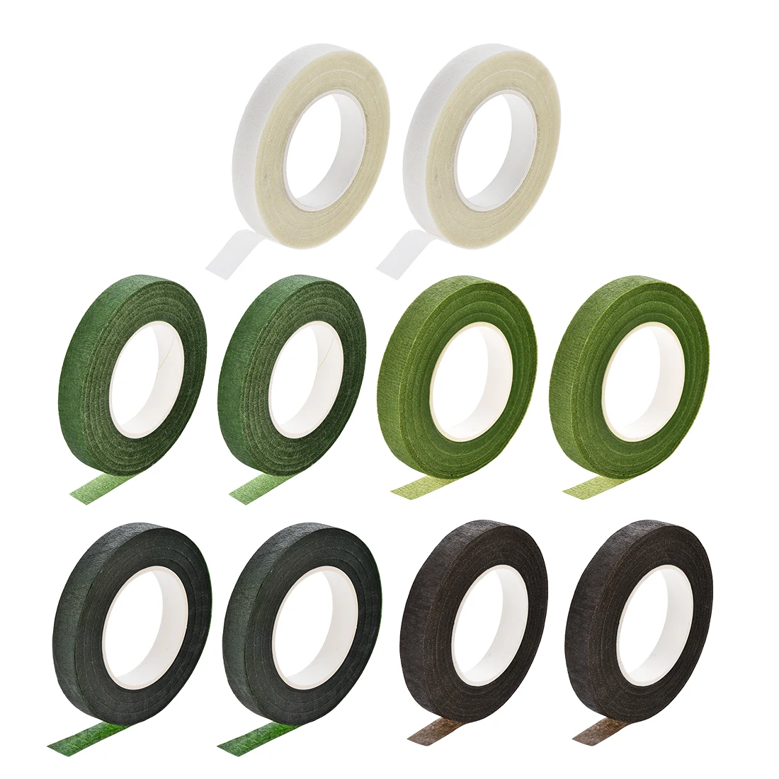 

10Roll 1/2"x30Yard 5 Color Floral Tape Flower Adhesives Floral Arrangement Kit Artificial Flower Tapes Flower Supplies