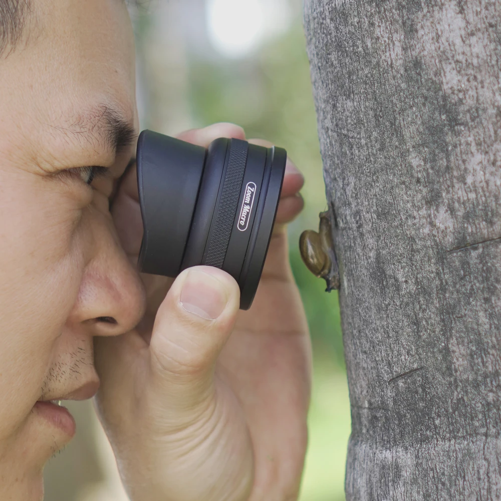 APEXEL 10X-20X Zoom Mobile Phone Macro Lens 37MM Thread