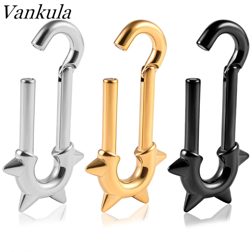 

Vankula 2PCS New Ear Gauges Cone Ear Weights for Stretched Ear Plugs Body Piercing Tunnels 316 Stainless Steel Body Jewelry
