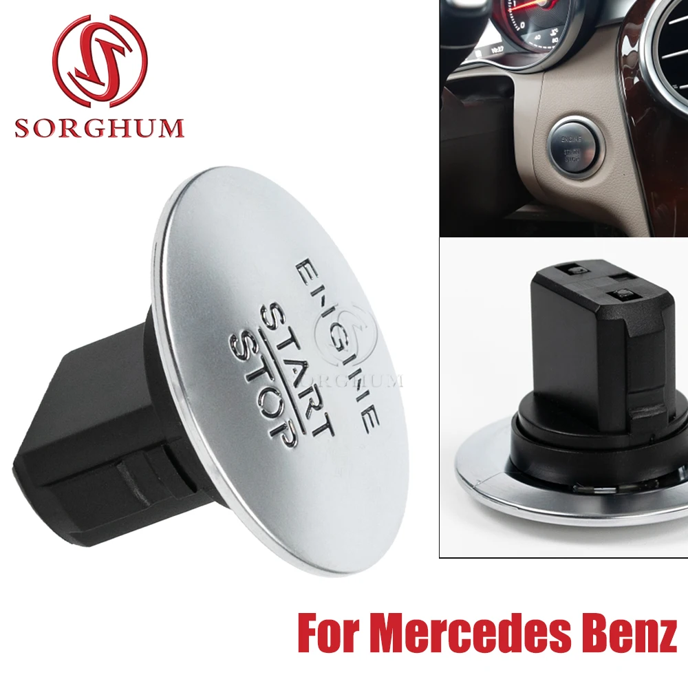 SORGHUM Car Keyless ONE-CLICK Start Stop Push Button Engine Ignition Switch For Mercedes Benz W176 W204 W212 W207 GL X164 GLE SORGHUM Car Keyless ONE-CLICK Start Stop Push Button Engine Ignition Switch For Mercedes Benz W176 W204 W212 W207 GL X164 GLE