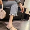 2025 Single shoes Thick Heel Shoes Elegant Classic Retro Square Toe Comfortable Soft Shallow Cut Low Heel Women's Shoes 2