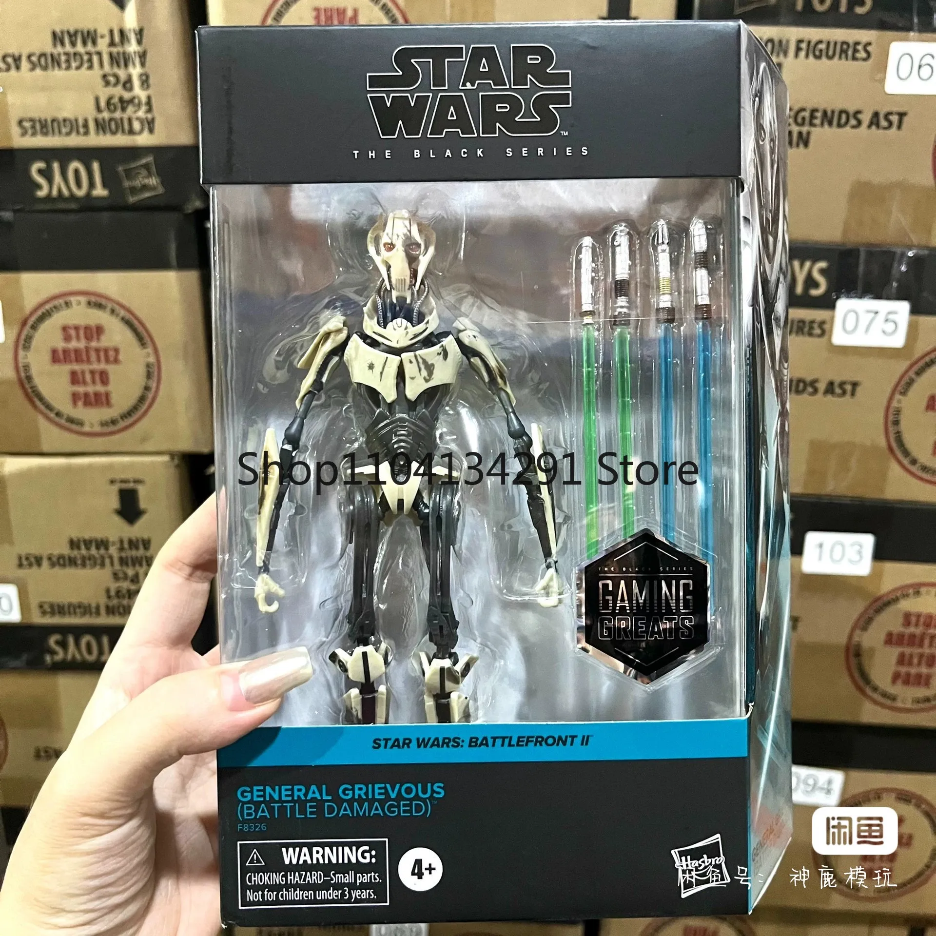 Figurine Star Wars The Clone Wars - Général Grievous (CW10) Par Hasbro, Complet Avec Boîte