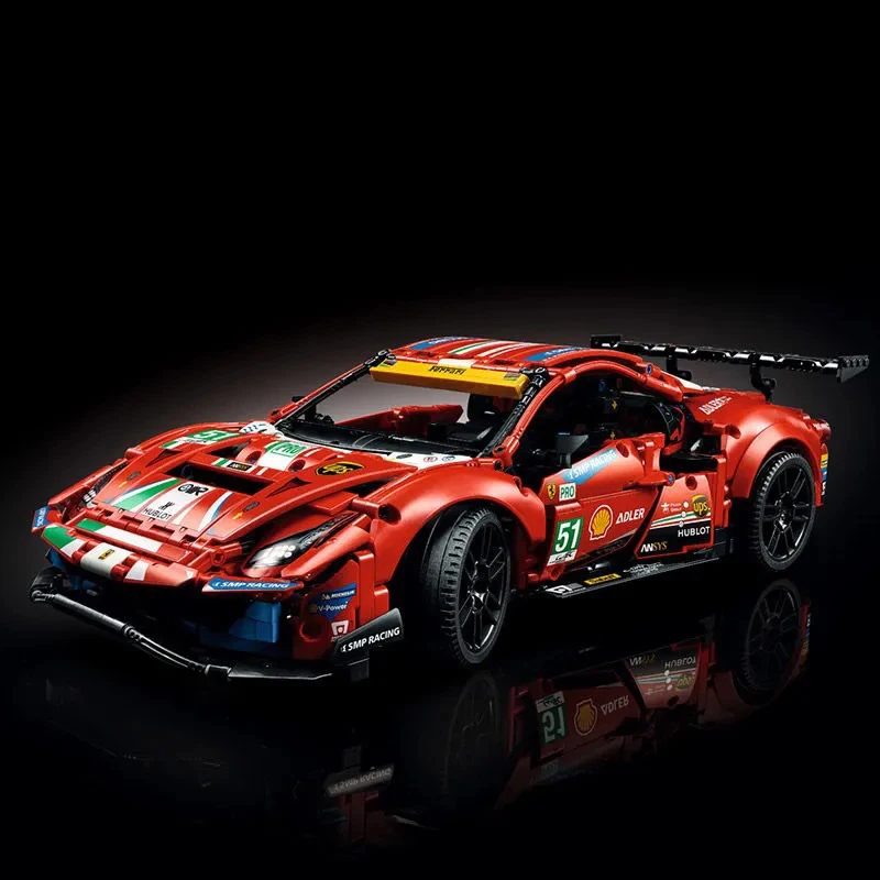 1677pcs City Pull Back Racing Toys for Boys Building Blocks Ferraried Sport Car Bricks Set Creator Kids Children Gift |
