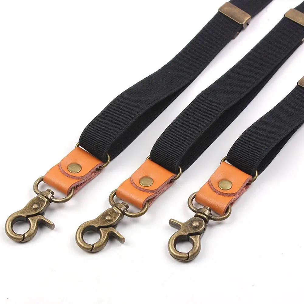 

Suit For Women Performance For Men Solid Color Stripe Hanging Pants Clip Suspenders Clips Adjustable Braces Tie Suspenders