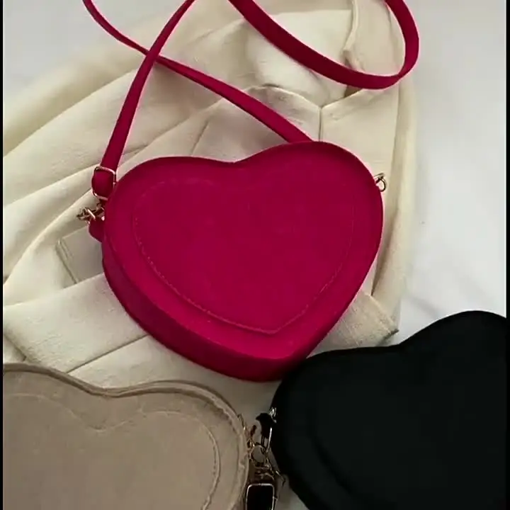 Next HEART BEADED SHOULDER - Handtas - pink/donkerroze