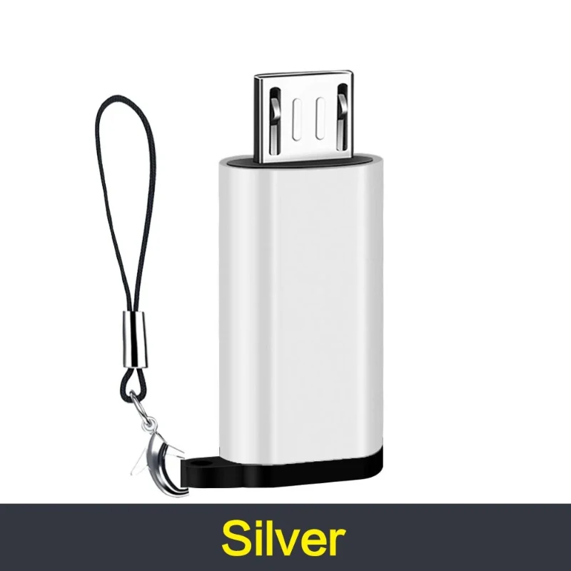 1/2/3/4Pcs Type C-마이크로 USB 어댑터, Type C Female-마이크로 USB Male 변환 커넥터 지원 충전 데이터 동기화 호환 가능
