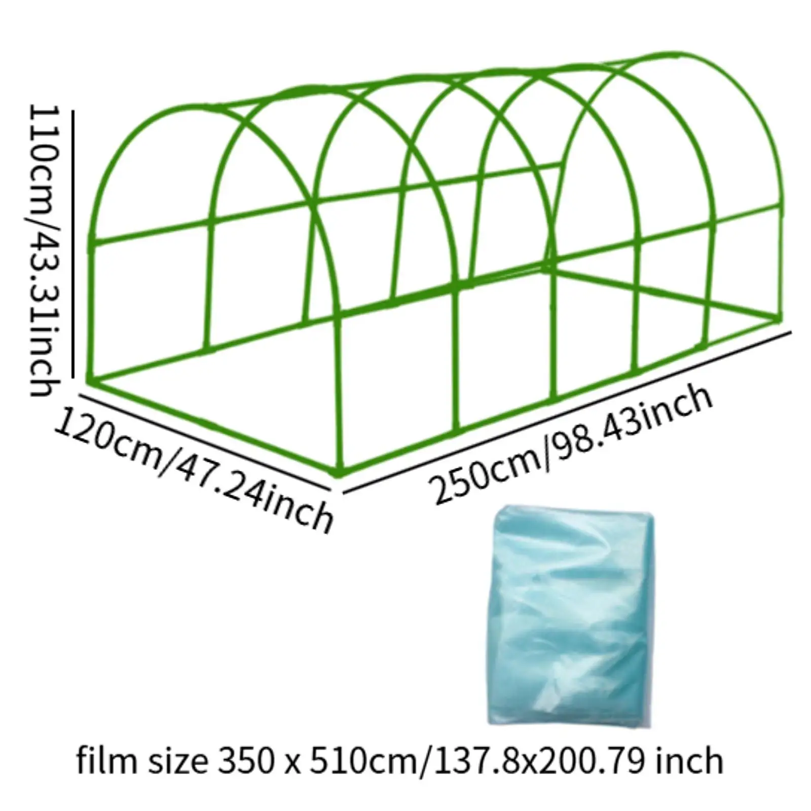 Garden Greenhouse Nursery Plant Cover Tent Fruit Flowers Growing Protection Easy Installation for Home Patio Outside Backyard