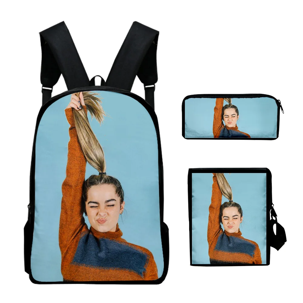 

Hip Hop Youthful addison rae 3D Print 3pcs/Set Student Travel bags Laptop Daypack Backpack Shoulder Bag Pencil Case