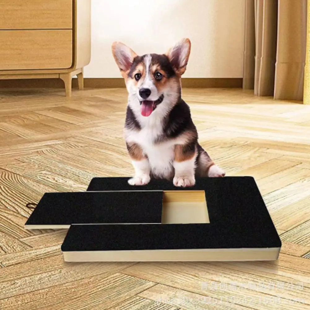 

Dog Cat Scratching Board Nail File Wooden Pull-out Clippers Free Sandpaper Deck Stress Nail And Dog Nail Dog Grinders