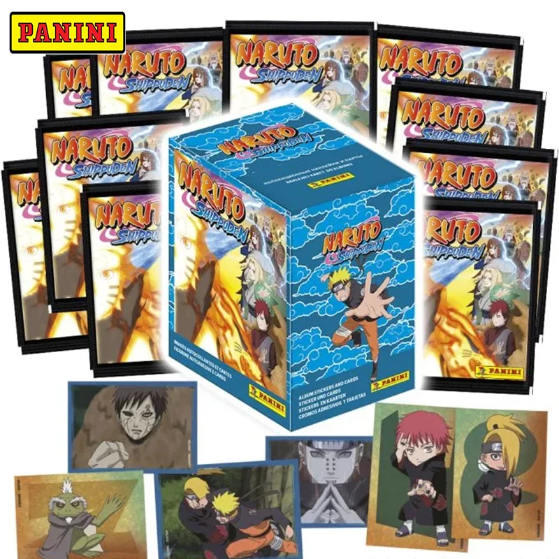 

2023 Panini Naruto Sticker Uchiha Sasuke Hyuuga Hinata Jiraiya Rare Collection Sticker Christmas Birthday Gift Game Toys