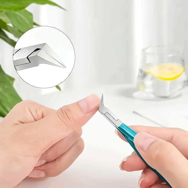 1pcs Ingrown Toenail Clippers Straight Blade Toe Nail Clippers for Thick Nails for Seniors, Stainless Steel Nail Clippers 4