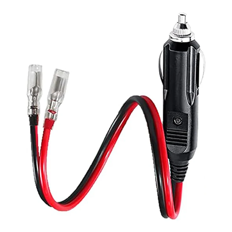 12V Heavy Duty Cigarette Lighter Plug with Leads