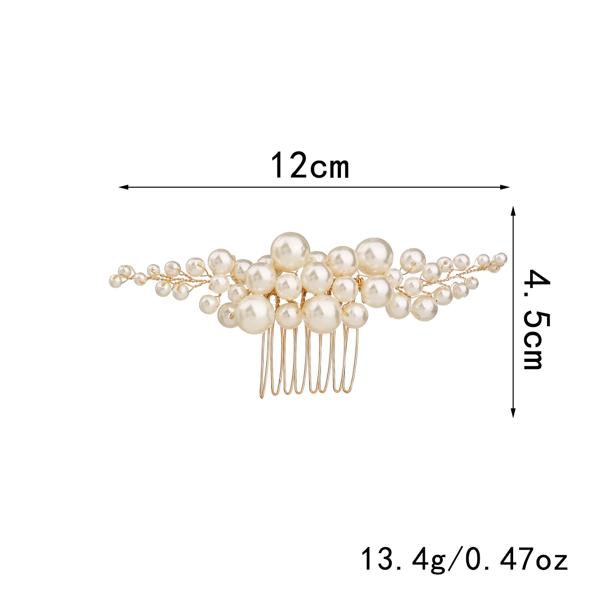 Bridal Hair Accessories Elegant pearl wedding hair comb bridal side comb piece