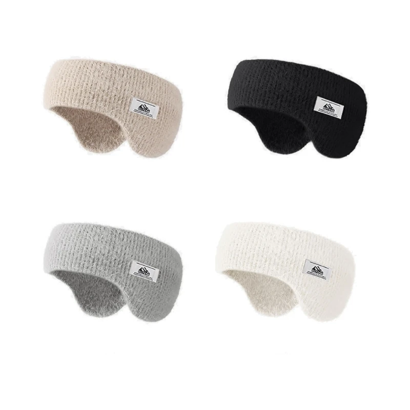 

Knitted Headband Ear Warmers for Different Head Sizes Outdoor Winter Activities Riding Skiing Keep Warm Outdoor