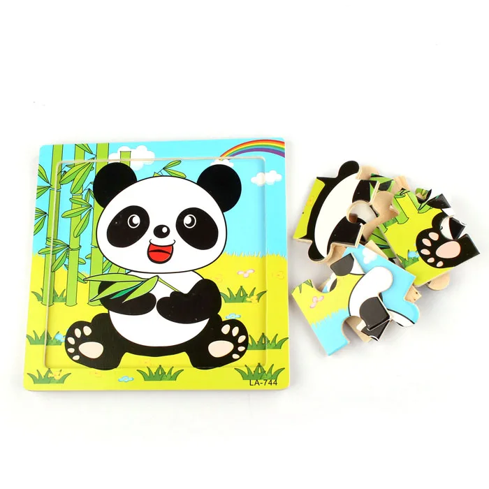 

Wooden Panda Puzzle Educational Developmental Baby Kids Training Toy Puzzle Kids Baby Educational Toy игрушки для детей Juguetes