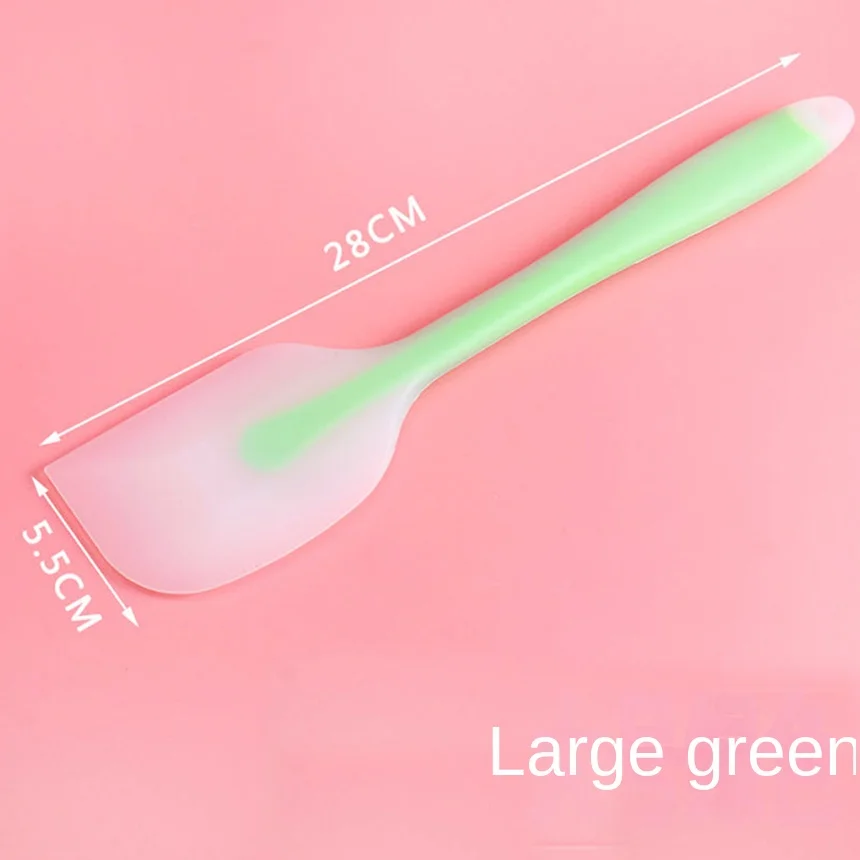 Kitchen Spatula Silicone Spatula Translucent Cake Spatula Cream Blender Knife High Temperature Resistant