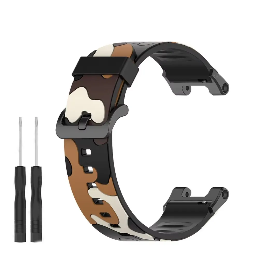 Camouflage Silicone Sports Watch Strap Bracelet